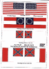 1/72-20 US/CS Nationalfahnen für Gebäude
