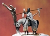 VM007 Mounted knight resting on horse back
