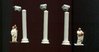 IMP 72-10506 Kleine Säulen mit geriffelten Stein